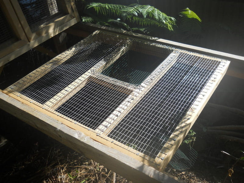 dropped nesting area
